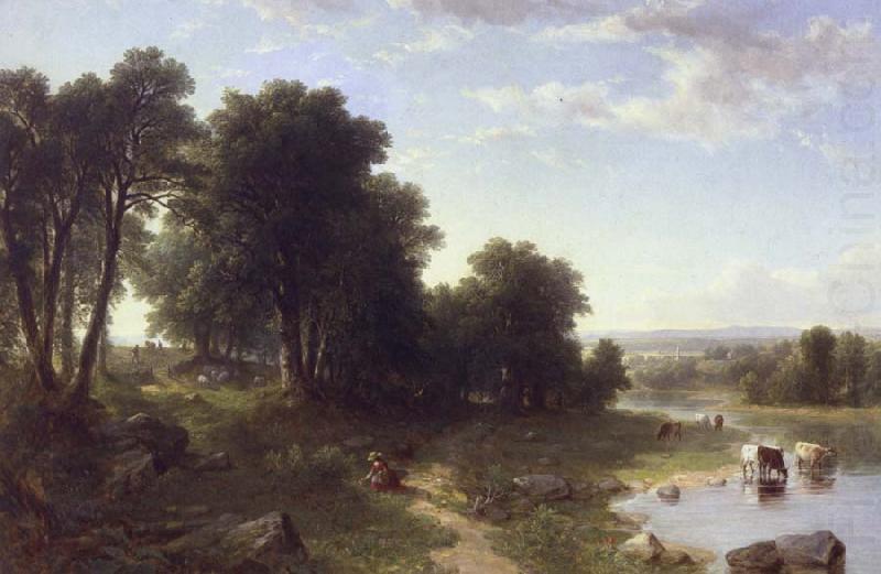 Asher Brown Durand Strawberrying china oil painting image